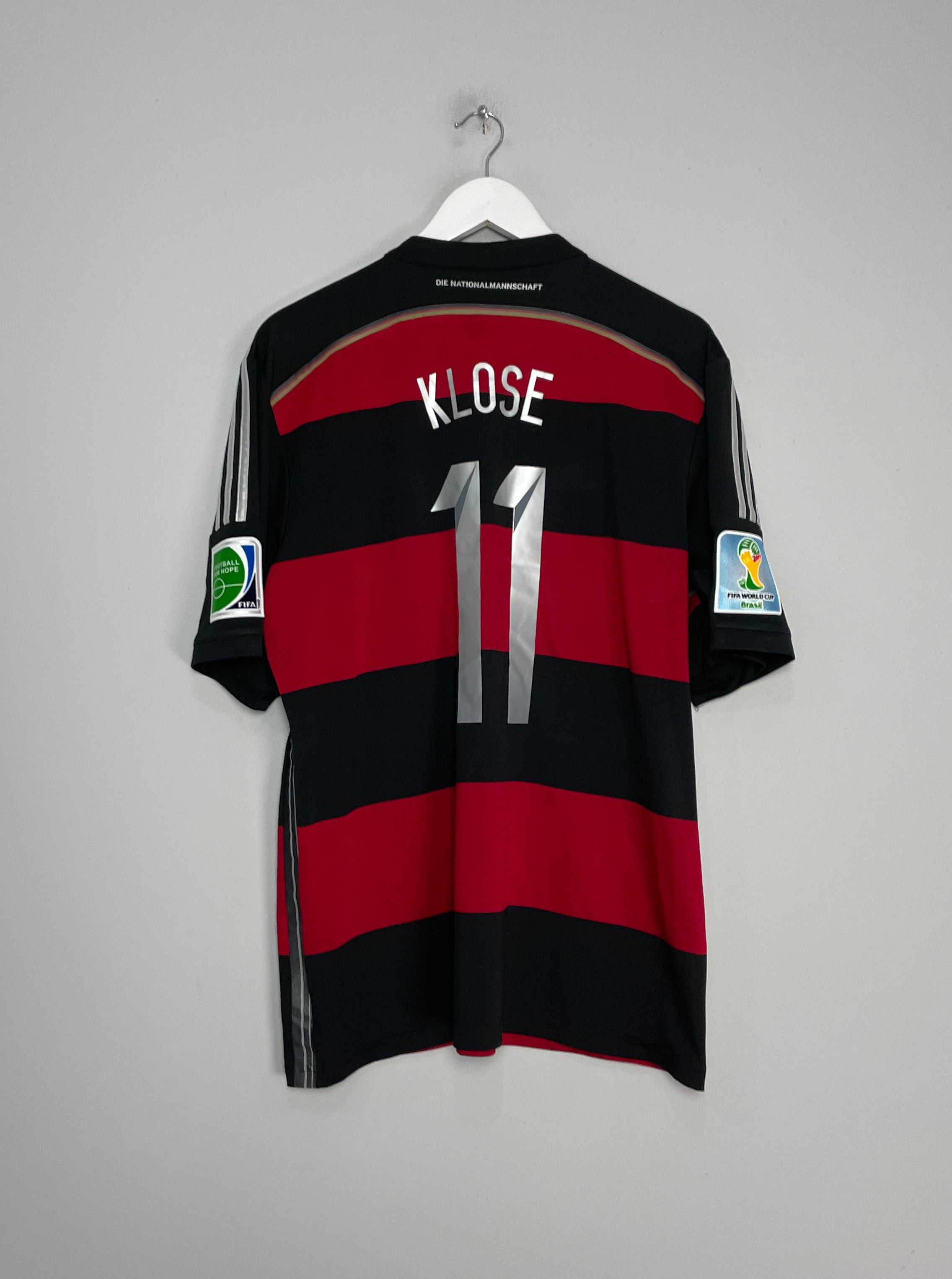 Shop 2014/15 GERMANY KLOSE #11 AWAY SHIRT (XL) ADIDAS, classic football shirts, vintage football shirts & retro soccer jerseys at Cult Kits