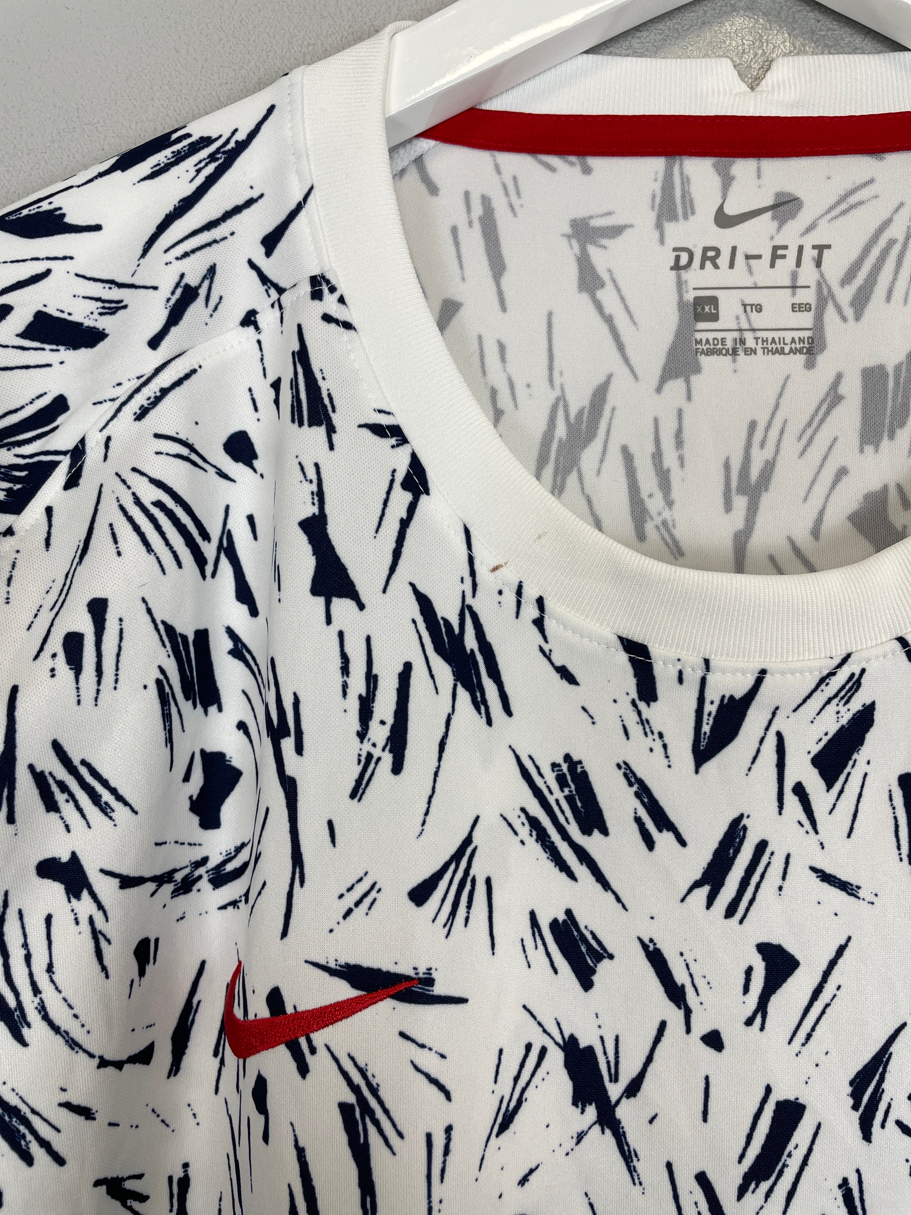 Shop 2020/21 FRANCE PRE-MATCH SHIRT (XXL) NIKE, classic football shirts, vintage football shirts & retro soccer jerseys at Cult Kits