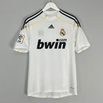 Shop 2009/10 REAL MADRID RONALDO #9 HOME SHIRT (S) ADIDAS, classic football shirts, vintage football shirts & retro soccer jerseys at Cult Kits