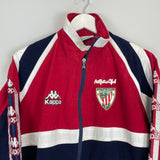 Shop 1998/99 ATHLETIC BILBAO TRACK JACKET (S) KAPPA, classic football shirts, vintage football shirts & retro soccer jerseys at Cult Kits