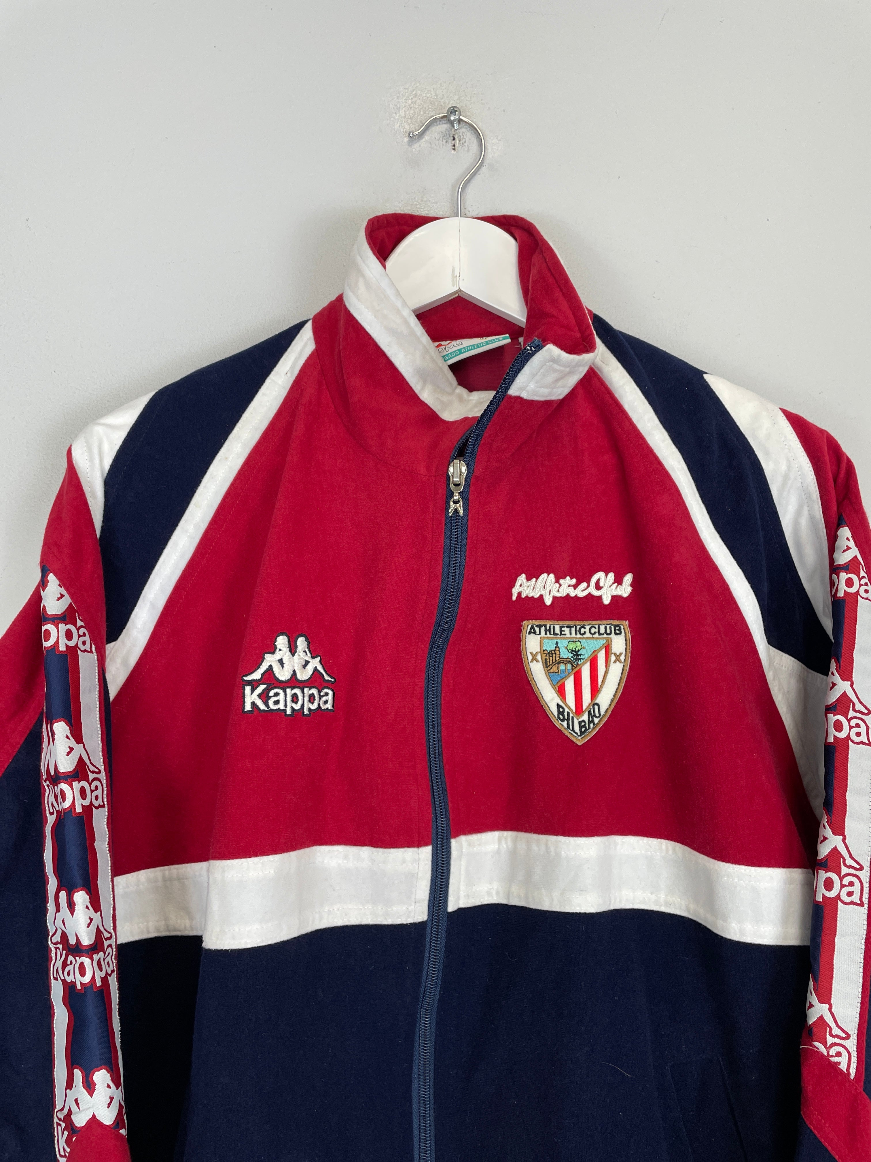 Shop 1998/99 ATHLETIC BILBAO TRACK JACKET (S) KAPPA, classic football shirts, vintage football shirts & retro soccer jerseys at Cult Kits