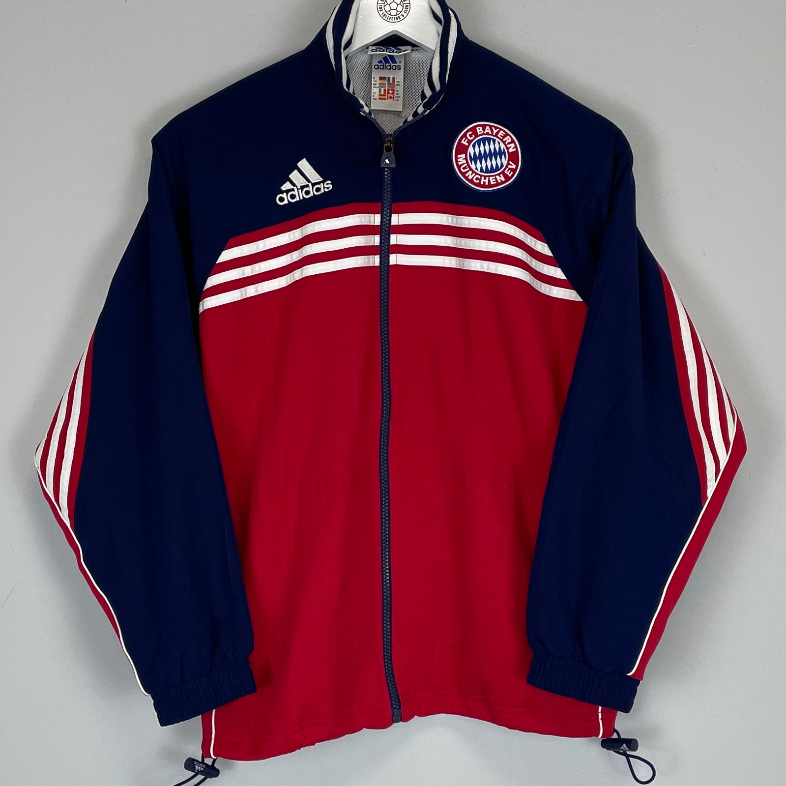Shop 1998/99 BAYERN MUNICH TRACK JACKET (S) ADIDAS, classic football shirts, vintage football shirts & retro soccer jerseys at Cult Kits