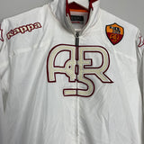 Shop 2011/12 ROMA TRACK JACKET (M) KAPPA, classic football shirts, vintage football shirts & retro soccer jerseys at Cult Kits