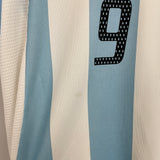 Shop 2002/04 ARGENTINA BATISTUTA #9 HOME SHIRT (L) ADIDAS, classic football shirts, vintage football shirts & retro soccer jerseys at Cult Kits