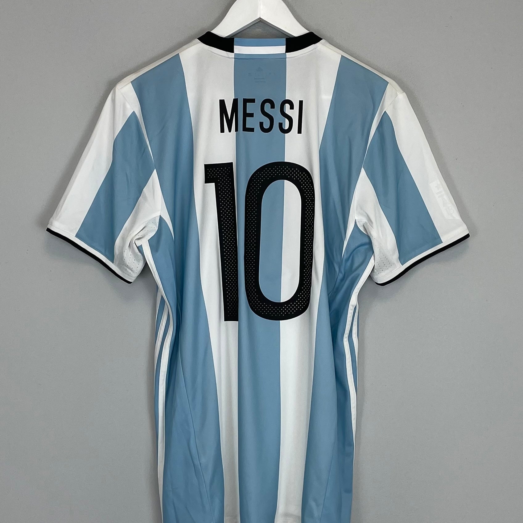 Shop 2016/17 ARGENTINA MESSI #10 HOME SHIRT (M) ADIDAS, classic football shirts, vintage football shirts & retro soccer jerseys at Cult Kits