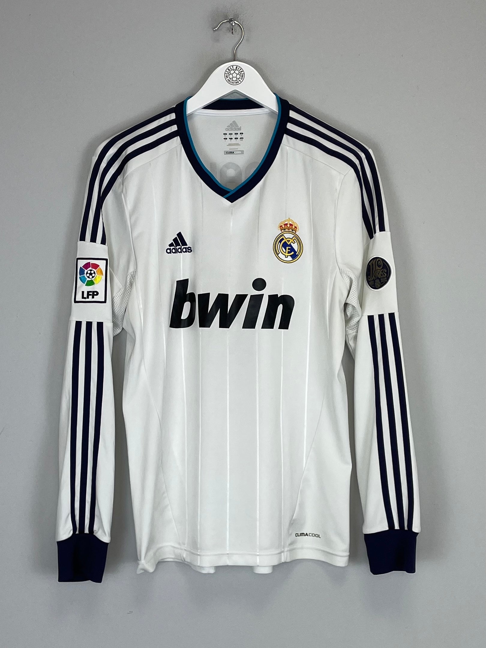 Shop 2012/13 REAL MADRID RONALDO #7 L/S HOME SHIRT (M) ADIDAS, classic football shirts, vintage football shirts & retro soccer jerseys at Cult Kits