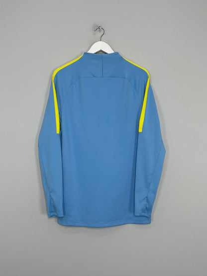 2017/18 MANCHESTER CITY 1/4 ZIP TRAINING TOP (L) NIKE