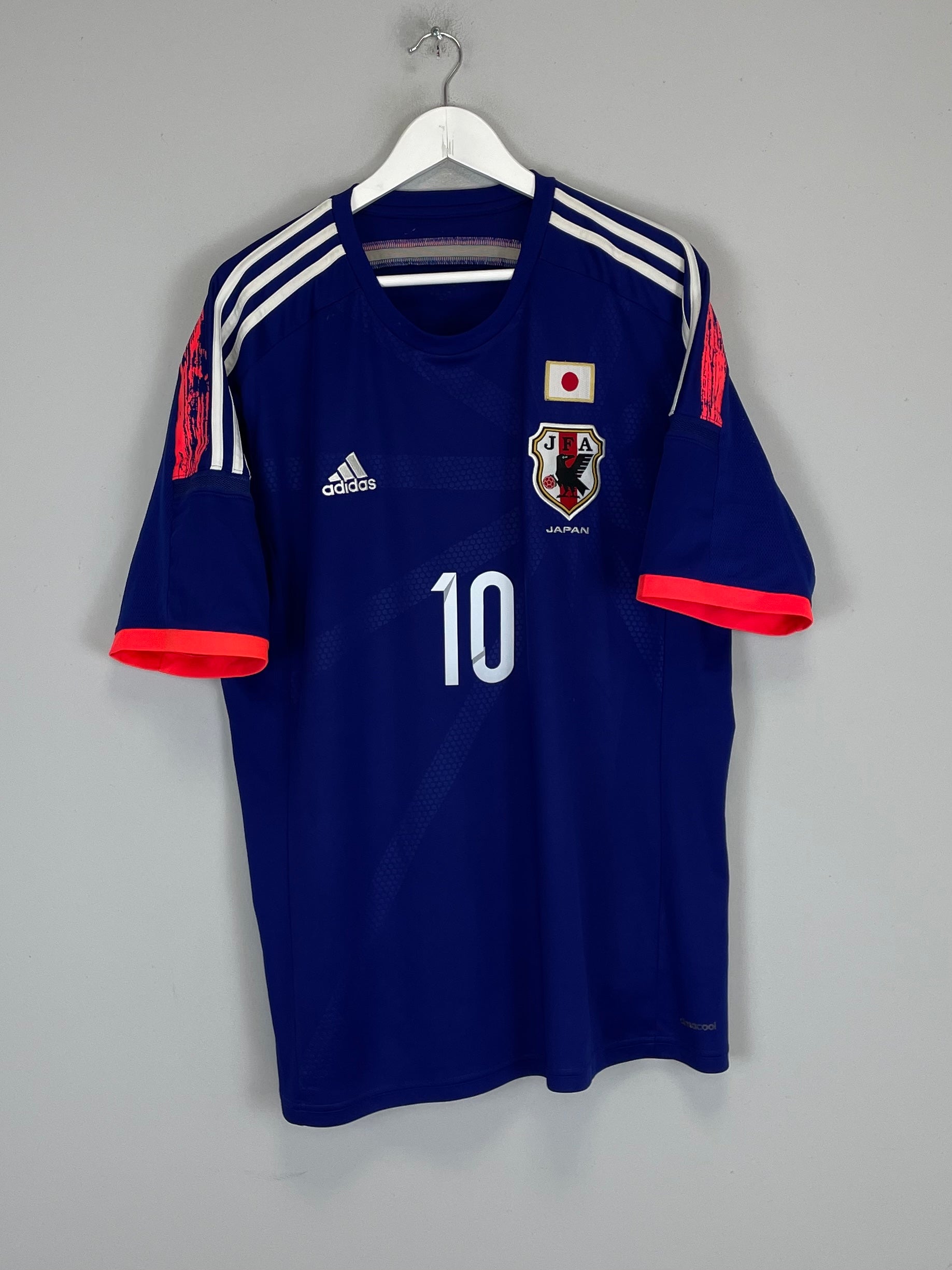 Shop 2013/14 JAPAN KAGAWA #10 HOME SHIRT (XL) ADIDAS, classic football shirts, vintage football shirts & retro soccer jerseys at Cult Kits
