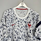 Shop 2020/21 FRANCE PRE-MATCH SHIRT (XXL) NIKE, classic football shirts, vintage football shirts & retro soccer jerseys at Cult Kits