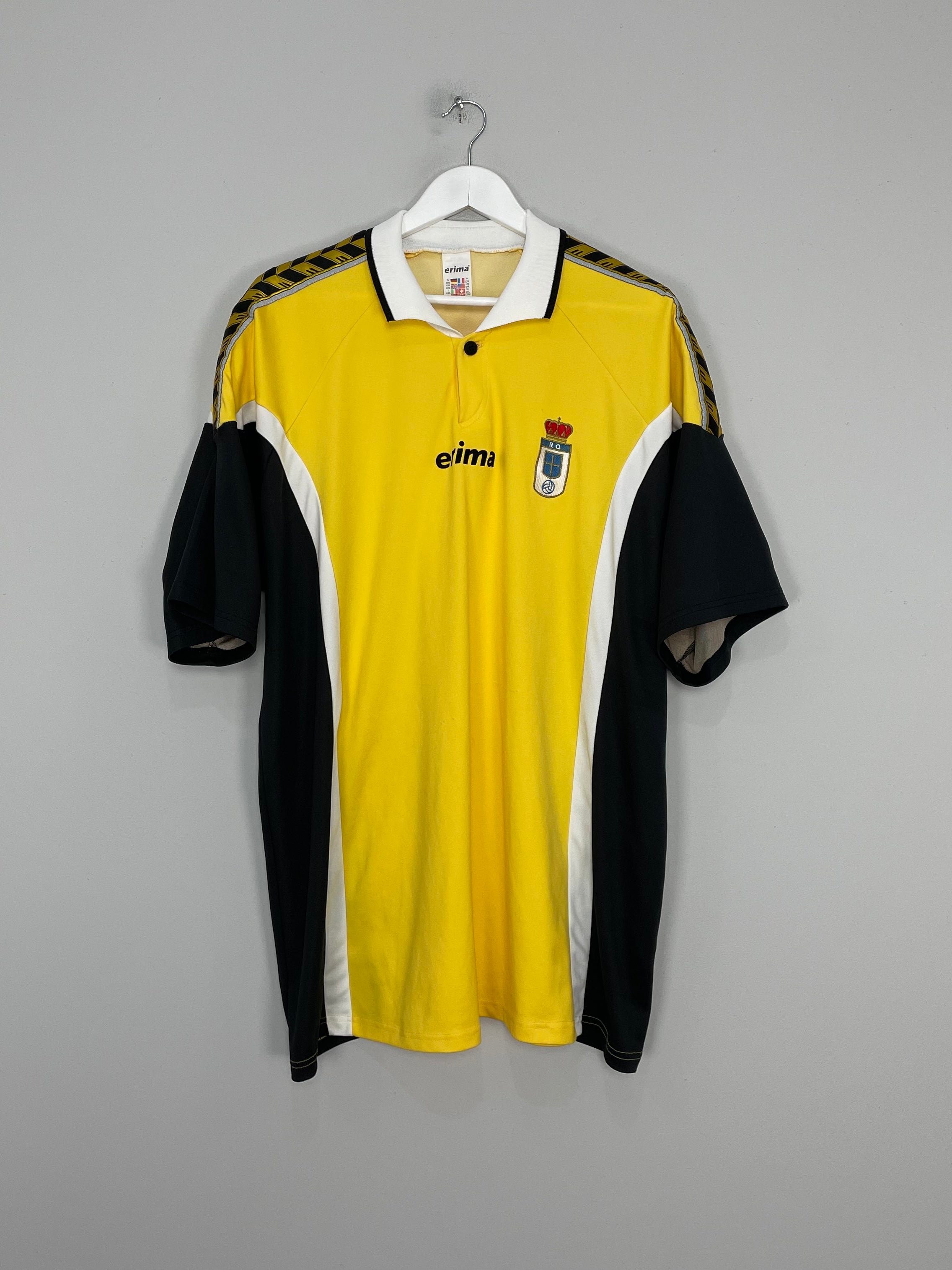 Shop 1998/00 REAL OVIEDO AWAY SHIRT (XXL) ERIMA, classic football shirts, vintage football shirts & retro soccer jerseys at Cult Kits