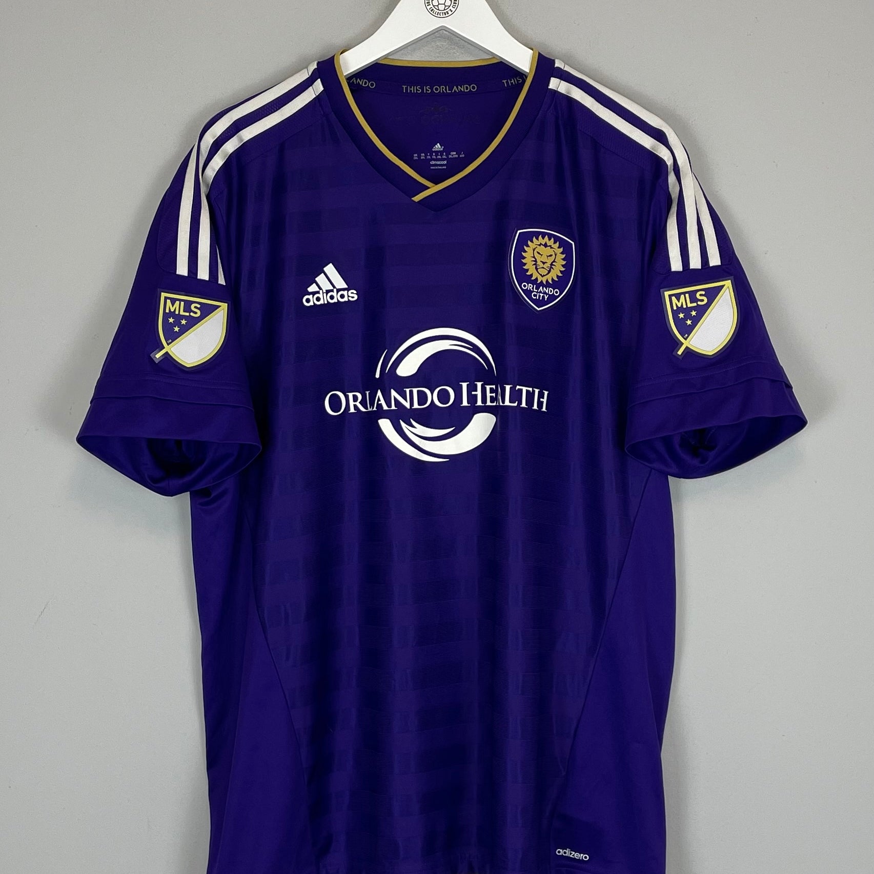 Shop 2015/16 ORLANDO CITY HOME SHIRT (XXL) ADIDAS, classic football shirts, vintage football shirts & retro soccer jerseys at Cult Kits