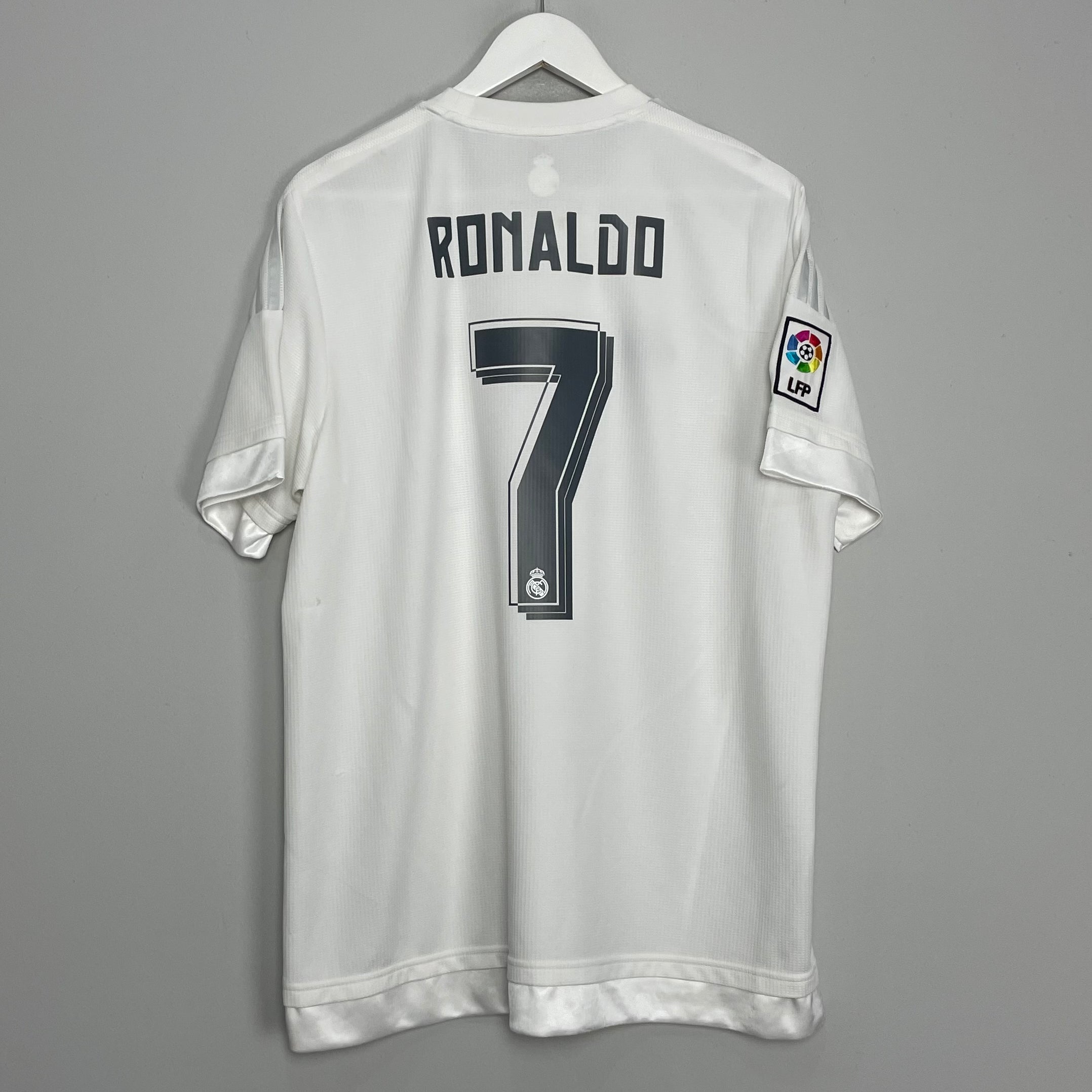 Shop 2015/16 REAL MADRID RONALDO #7 HOME SHIRT (XL) ADIDAS, classic football shirts, vintage football shirts & retro soccer jerseys at Cult Kits