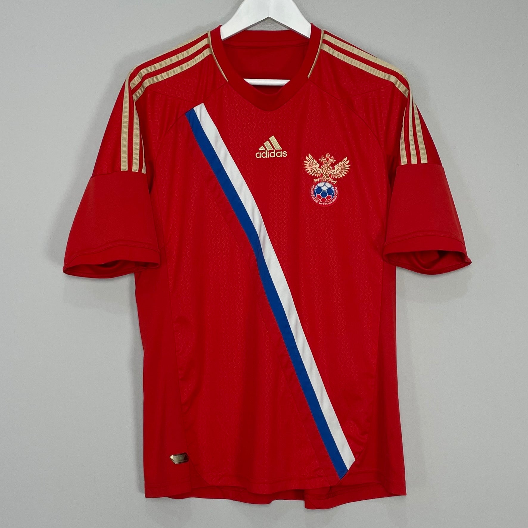 Shop 2012/13 RUSSIA HOME SHIRT (L) ADIDAS, classic football shirts, vintage football shirts & retro soccer jerseys at Cult Kits