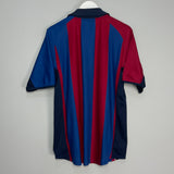 Shop 2001/02 BARCELONA HOME SHIRT (L) NIKE, classic football shirts, vintage football shirts & retro soccer jerseys at Cult Kits