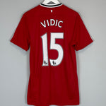 2011/12 MANCHESTER UNITED VIDIC #15 HOME SHIRT (S) NIKE