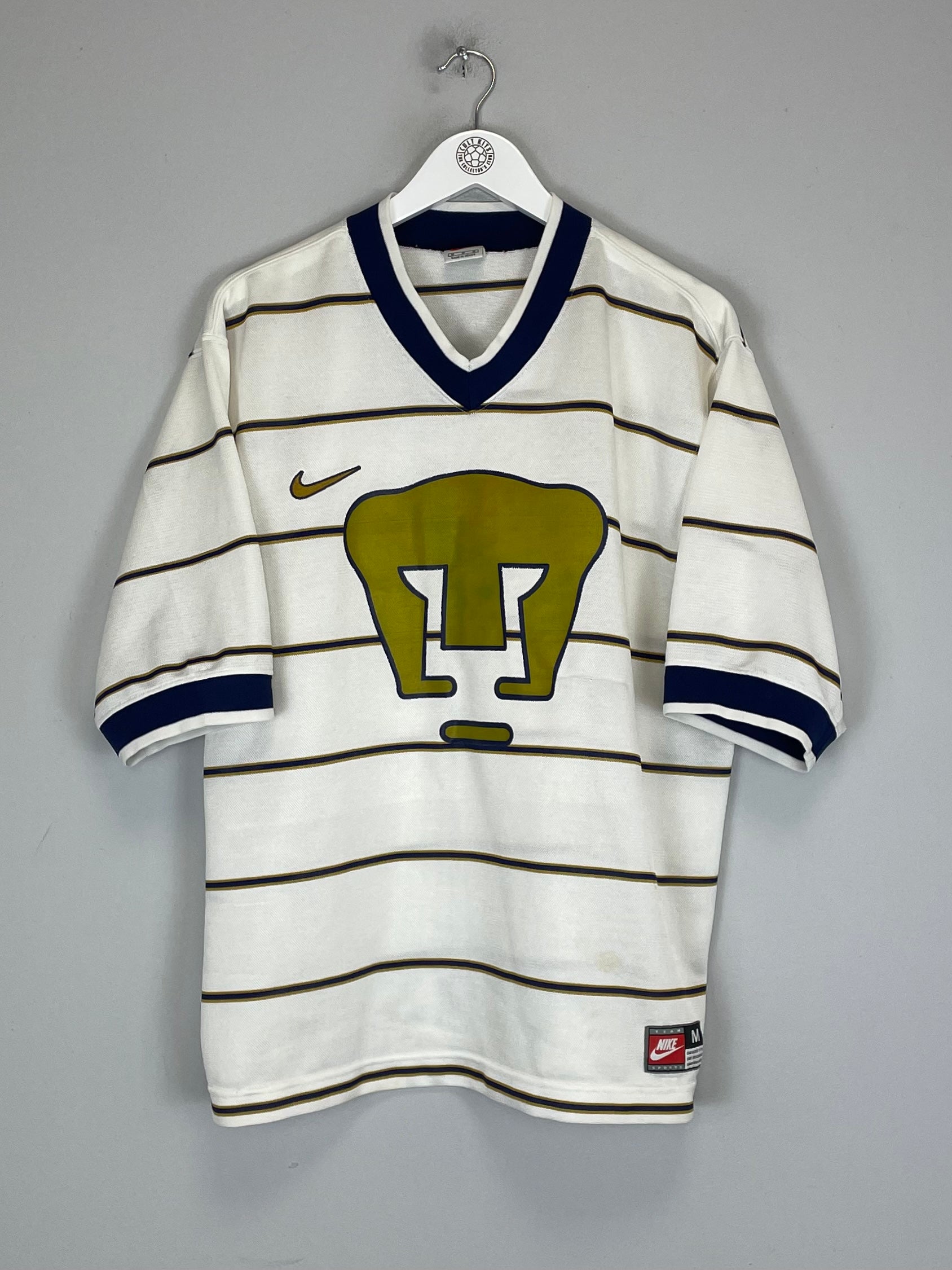 Shop 1997/98 UNAM PUMAS HOME SHIRT (M) NIKE, classic football shirts, vintage football shirts & retro soccer jerseys at Cult Kits
