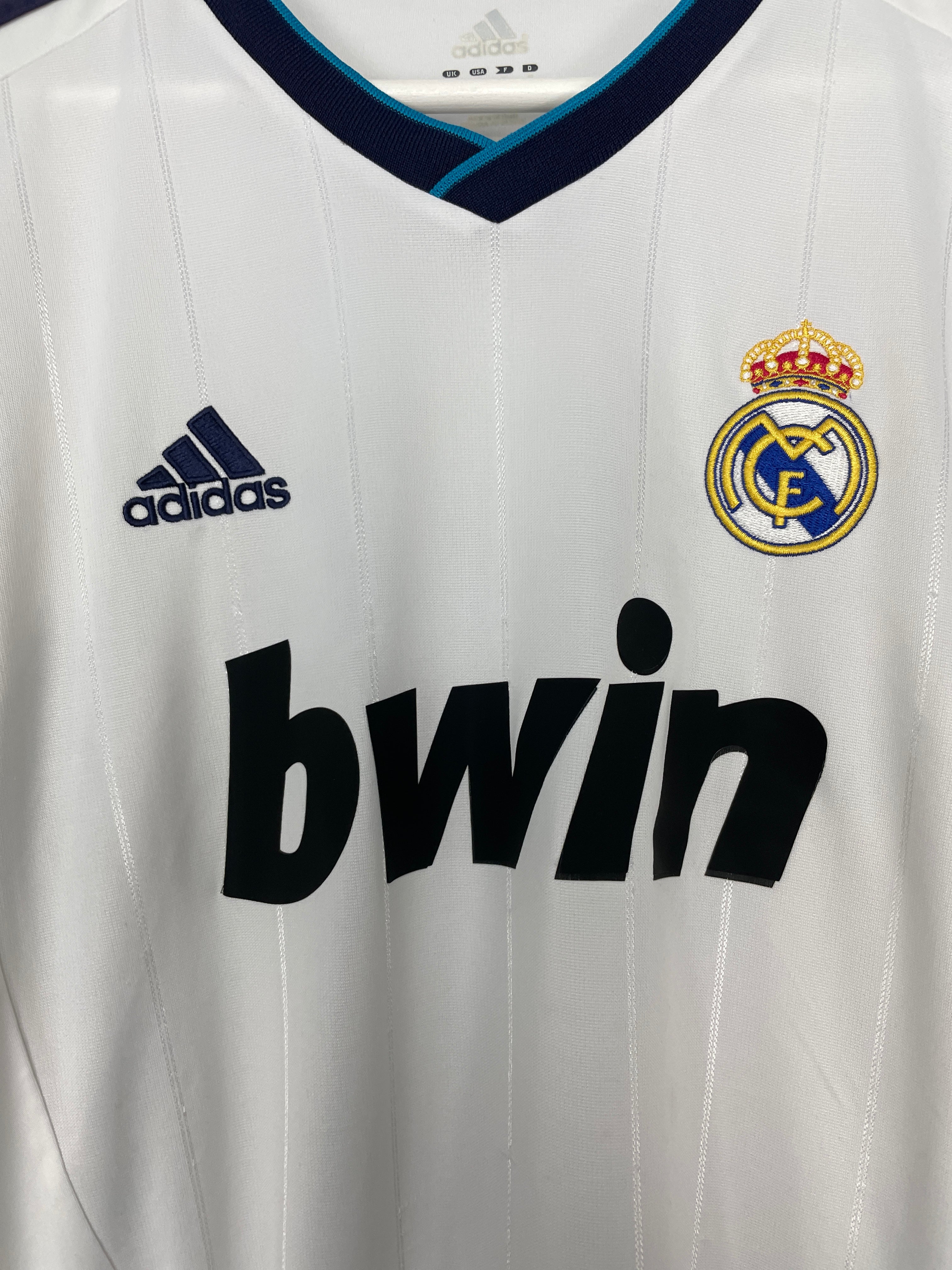 Shop 2012/13 REAL MADRID RONALDO #7 L/S HOME SHIRT (M) ADIDAS, classic football shirts, vintage football shirts & retro soccer jerseys at Cult Kits