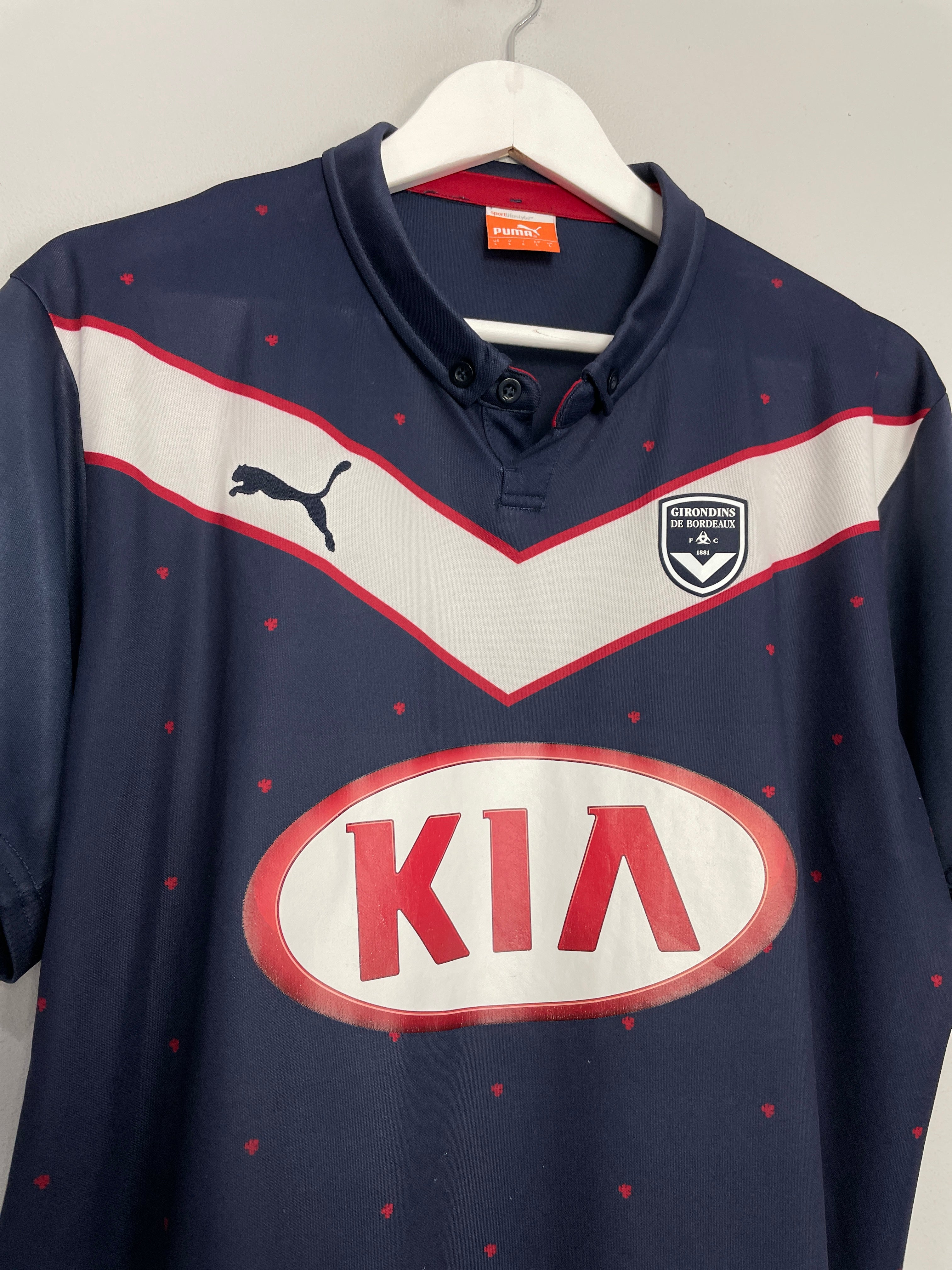 Shop 2014/15 BORDEAUX HOME SHIRT (L) PUMA, classic football shirts, vintage football shirts & retro soccer jerseys at Cult Kits
