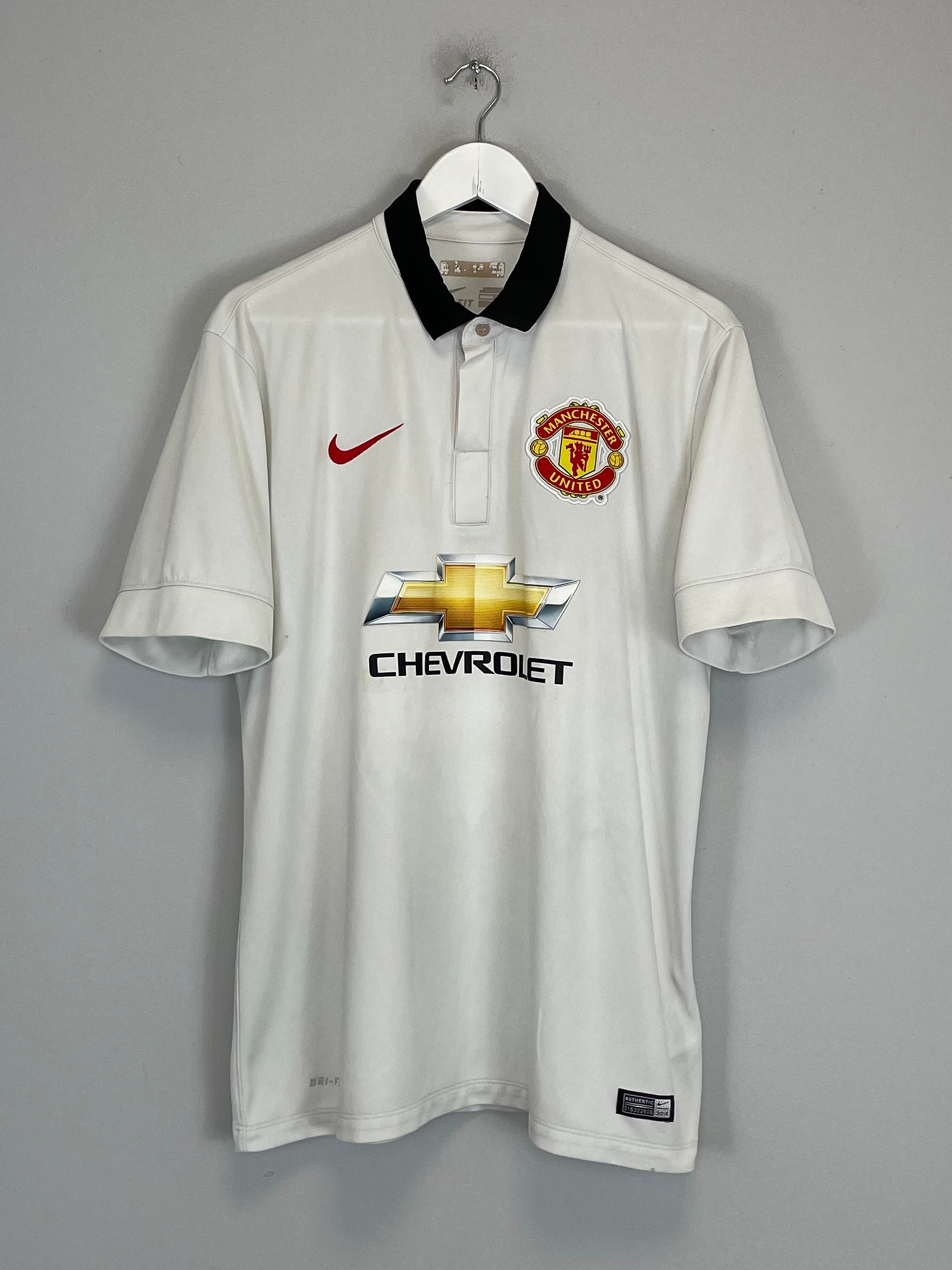 Shop 2014/15 MANCHESTER UNITED V.PERSIE #20 AWAY SHIRT (L) ADIDAS, classic football shirts, vintage football shirts & retro soccer jerseys at Cult Kits