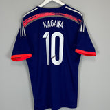 Shop 2014/15 JAPAN KAGAWA #10 HOME SHIRT (L) ADIDAS, classic football shirts, vintage football shirts & retro soccer jerseys at Cult Kits