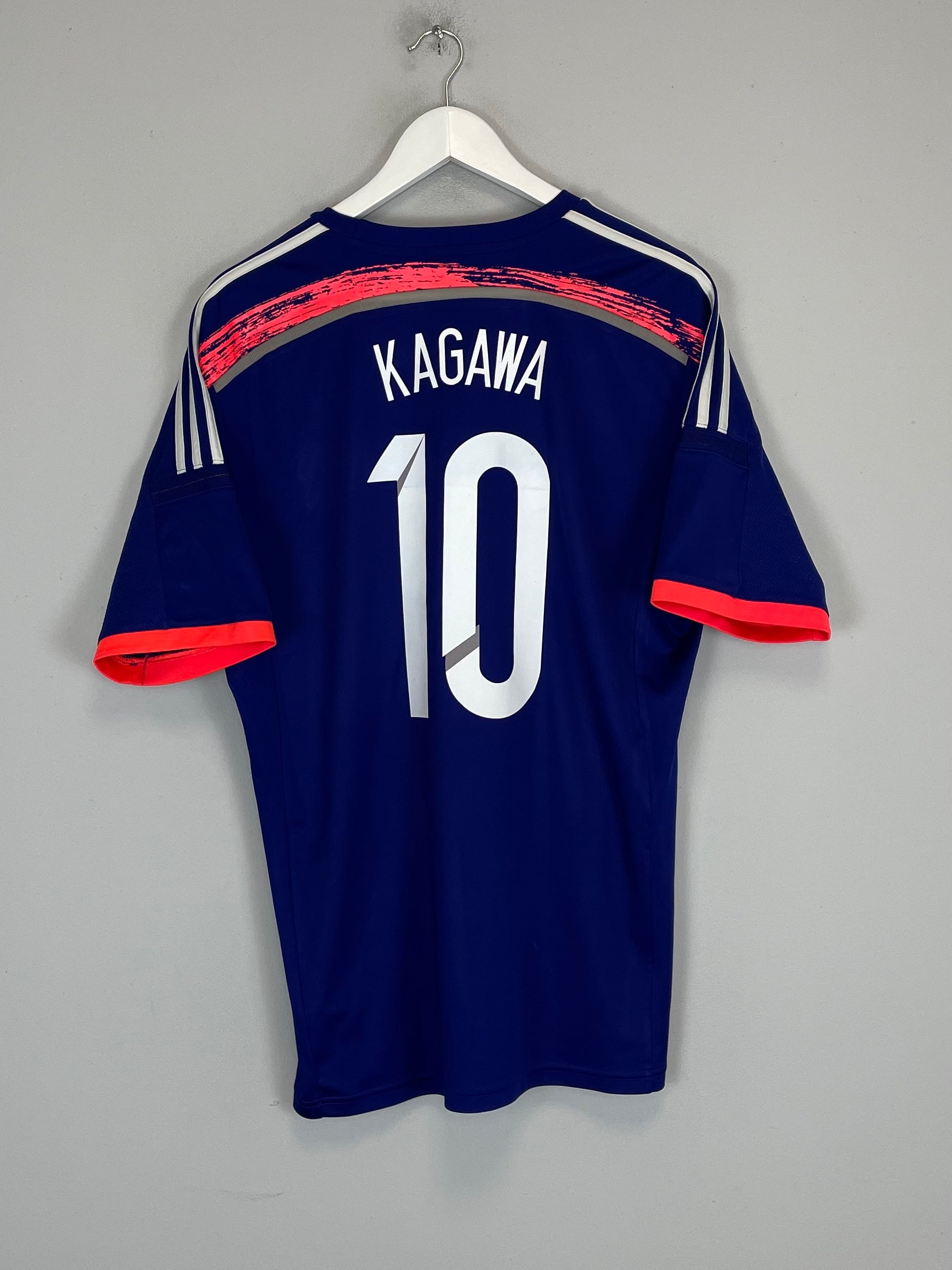 Shop 2014/15 JAPAN KAGAWA #10 HOME SHIRT (L) ADIDAS, classic football shirts, vintage football shirts & retro soccer jerseys at Cult Kits