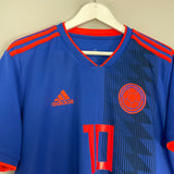 Shop 2018/19 COLOMBIA JAMES #10 AWAY SHIRT (L) ADIDAS, classic football shirts, vintage football shirts & retro soccer jerseys at Cult Kits