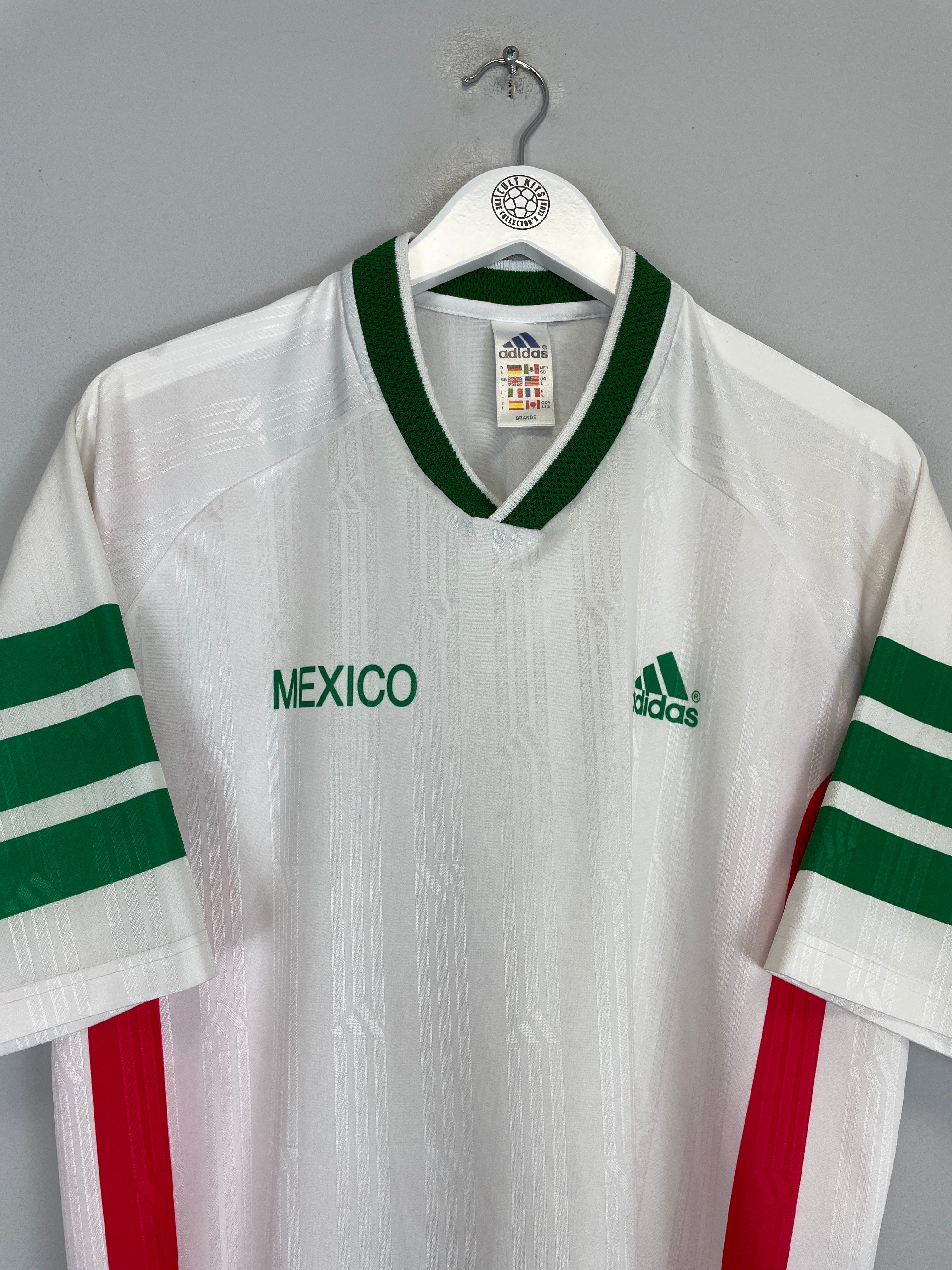 Shop 1999 MEXICO OLYMPIC SHIRT (L) ADIDAS, classic football shirts, vintage football shirts & retro soccer jerseys at Cult Kits