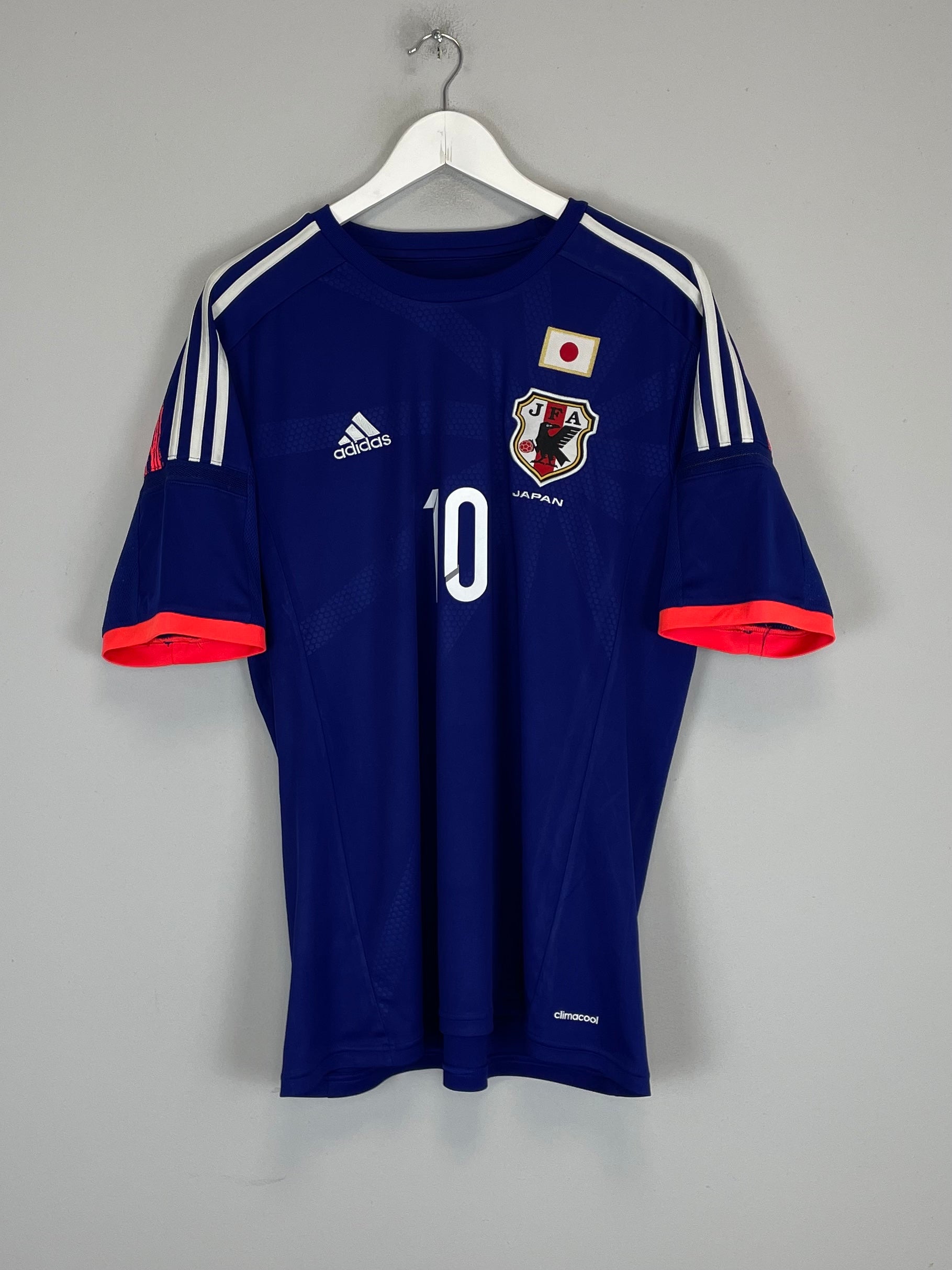 Shop 2014/15 JAPAN KAGAWA #10 HOME SHIRT (L) ADIDAS, classic football shirts, vintage football shirts & retro soccer jerseys at Cult Kits