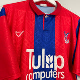 Shop 1992/93 CRYSTAL PALACE HOME SHIRT (L) RIBERO, classic football shirts, vintage football shirts & retro soccer jerseys at Cult Kits
