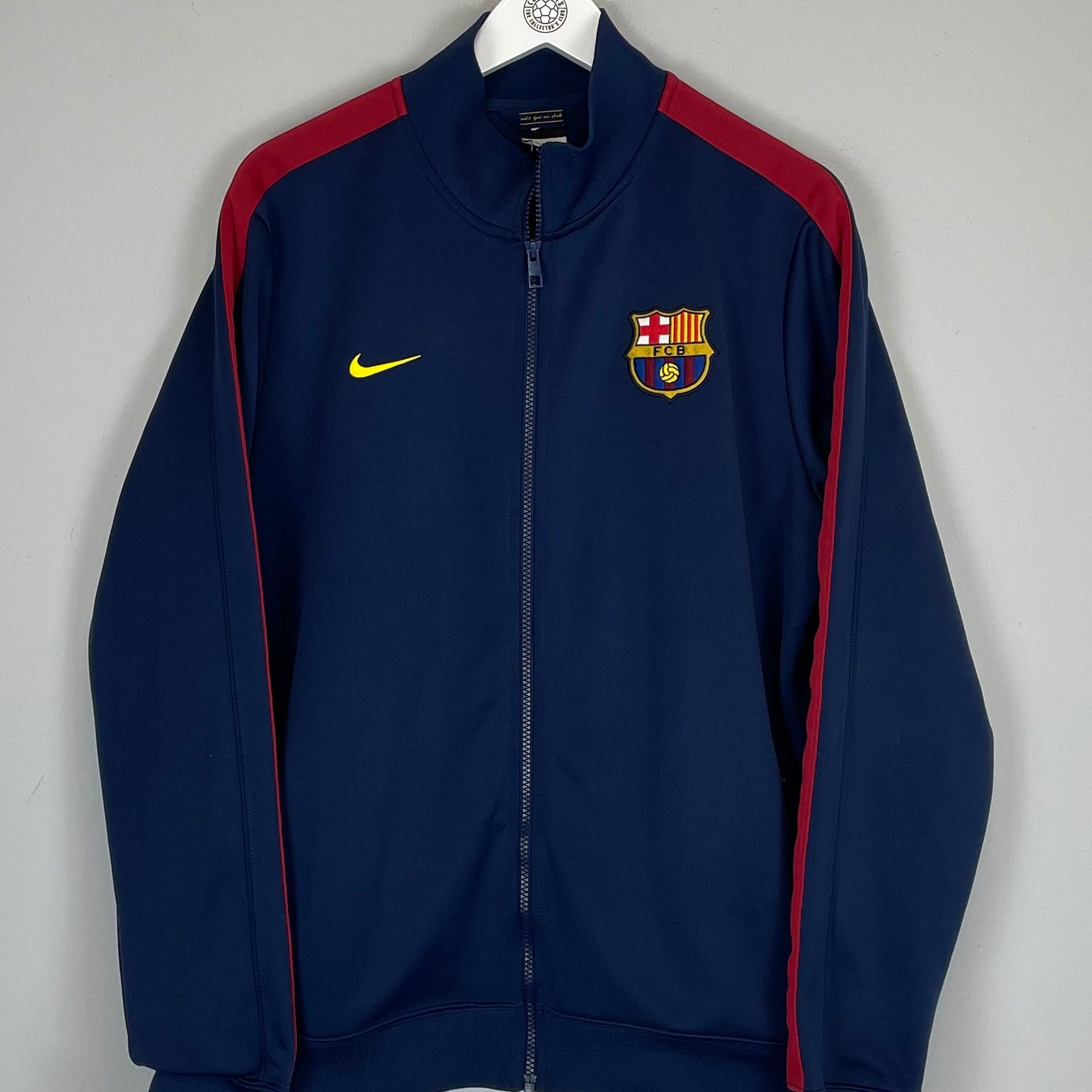 Shop 2014/15 BARCELONA TRACKSUIT TOP (XL) NIKE, classic football shirts, vintage football shirts & retro soccer jerseys at Cult Kits