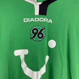 2005/06 HANNOVER 96 TROEST #4 L/S *MATCH ISSUED* HOME SHIRT (XXL) DIADORA