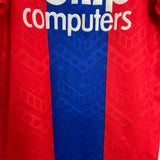 Shop 1992/93 CRYSTAL PALACE HOME SHIRT (L) RIBERO, classic football shirts, vintage football shirts & retro soccer jerseys at Cult Kits