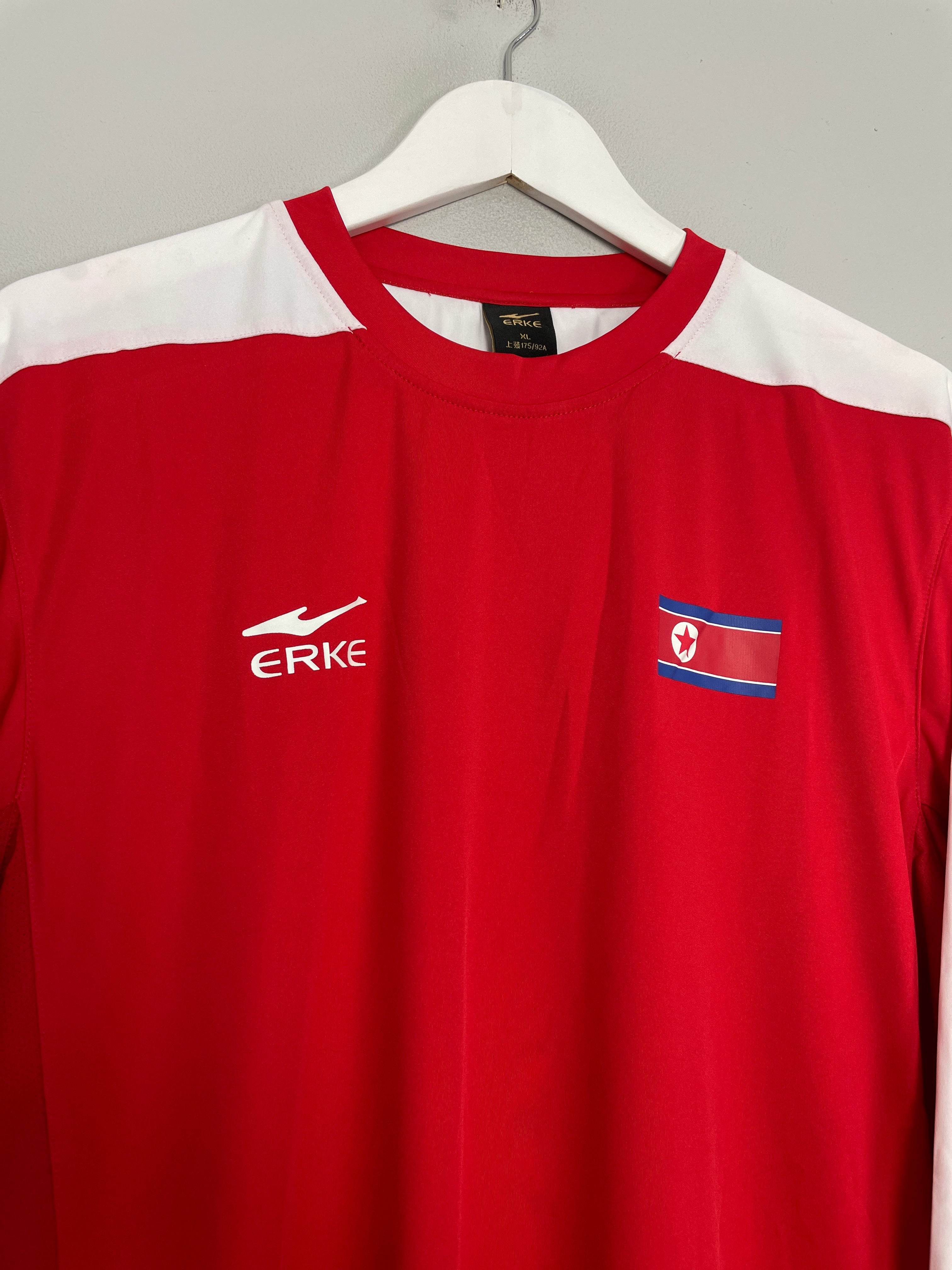 Shop 2008/10 NORTH KOREA L/S HOME SHIRT (XL) ERKE, classic football shirts, vintage football shirts & retro soccer jerseys at Cult Kits