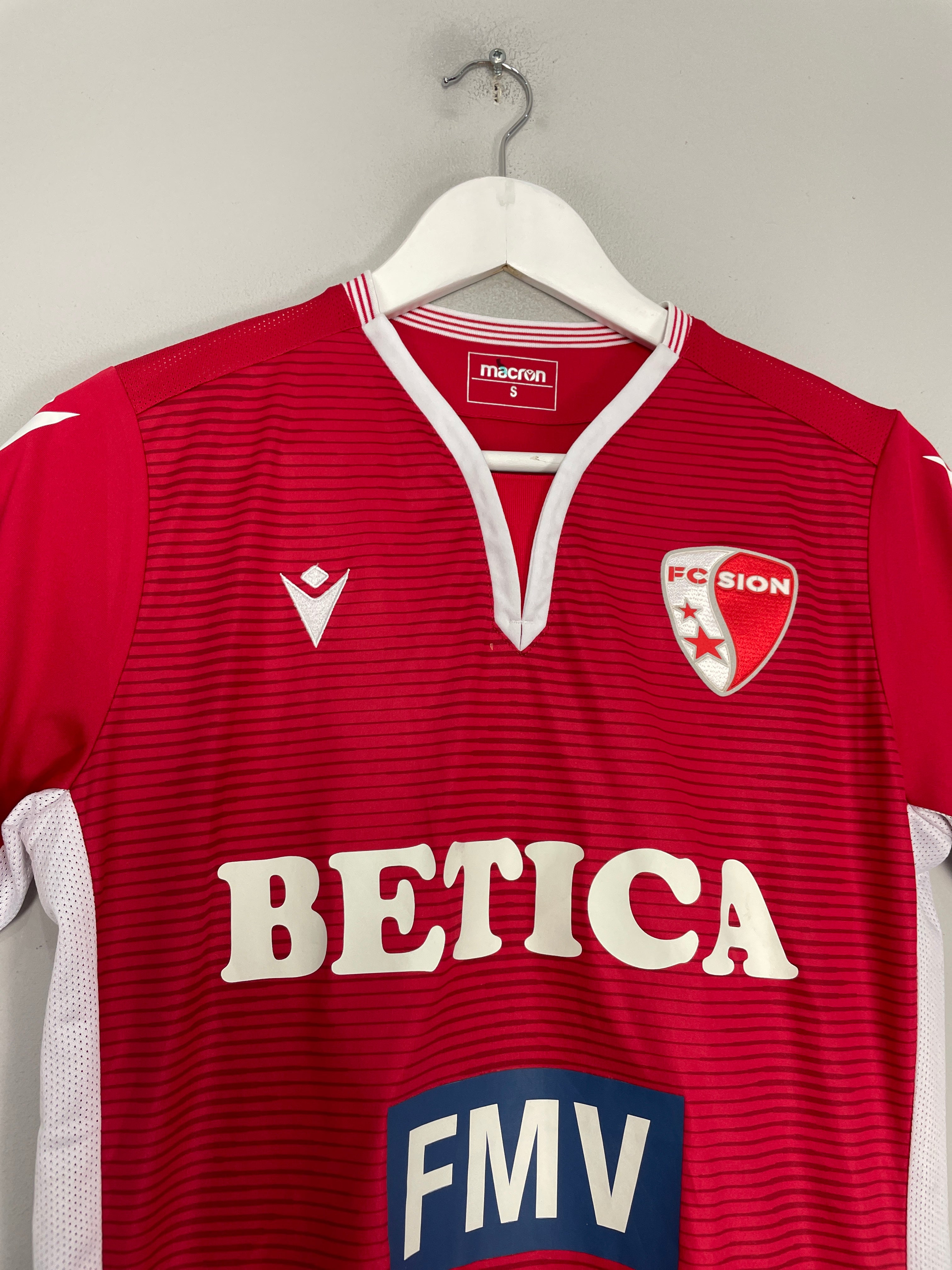 Shop 2022/23 FC SION HOARAU #99 HOME SHIRT (S) MACRON, classic football shirts, vintage football shirts & retro soccer jerseys at Cult Kits