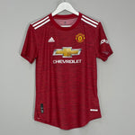 2020/21 MANCHESTER UNITED *PLAYER ISSUE* HOME SHIRT (M.KIDS) ADIDAS