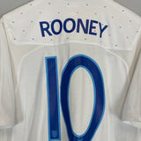 Shop 2010/11 ENGLAND ROONEY #10 HOME SHIRT (M) UMBRO, classic football shirts, vintage football shirts & retro soccer jerseys at Cult Kits