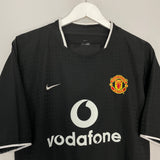 2003/05 MANCHESTER UNITED ROONEY #8 AWAY SHIRT (L) NIKE