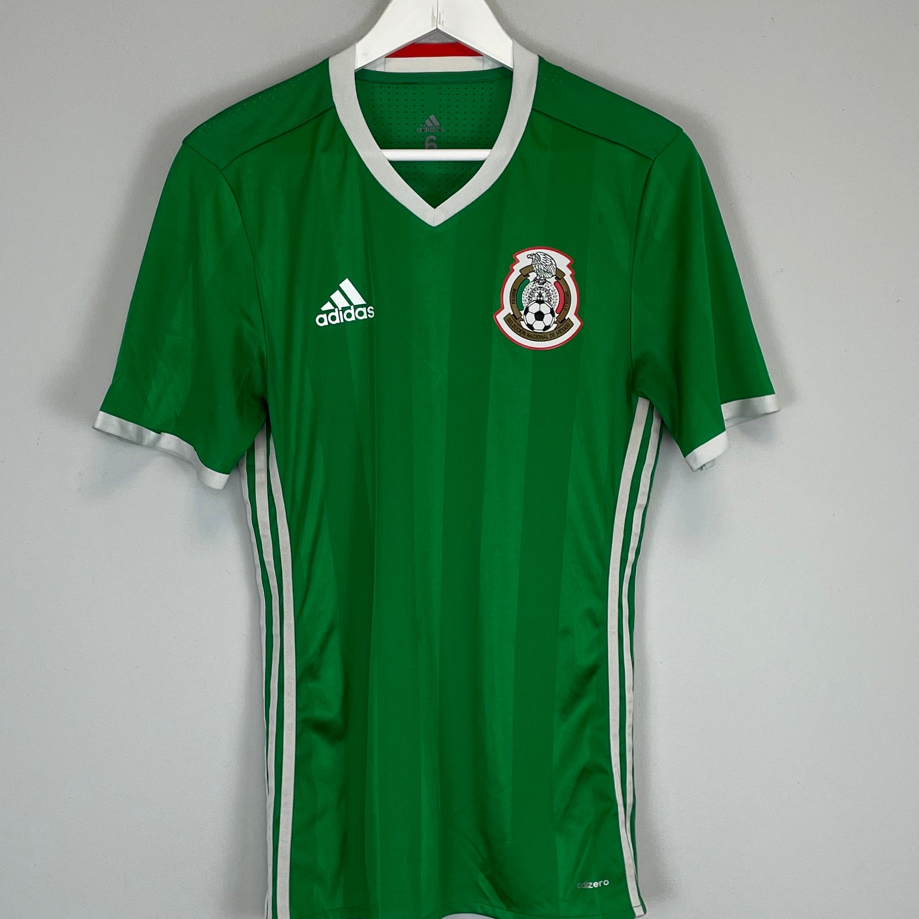Shop 2016/17 MEXICO *PLAYER ISSUE* HOME SHIRT (M) ADIDAS, classic football shirts, vintage football shirts & retro soccer jerseys at Cult Kits