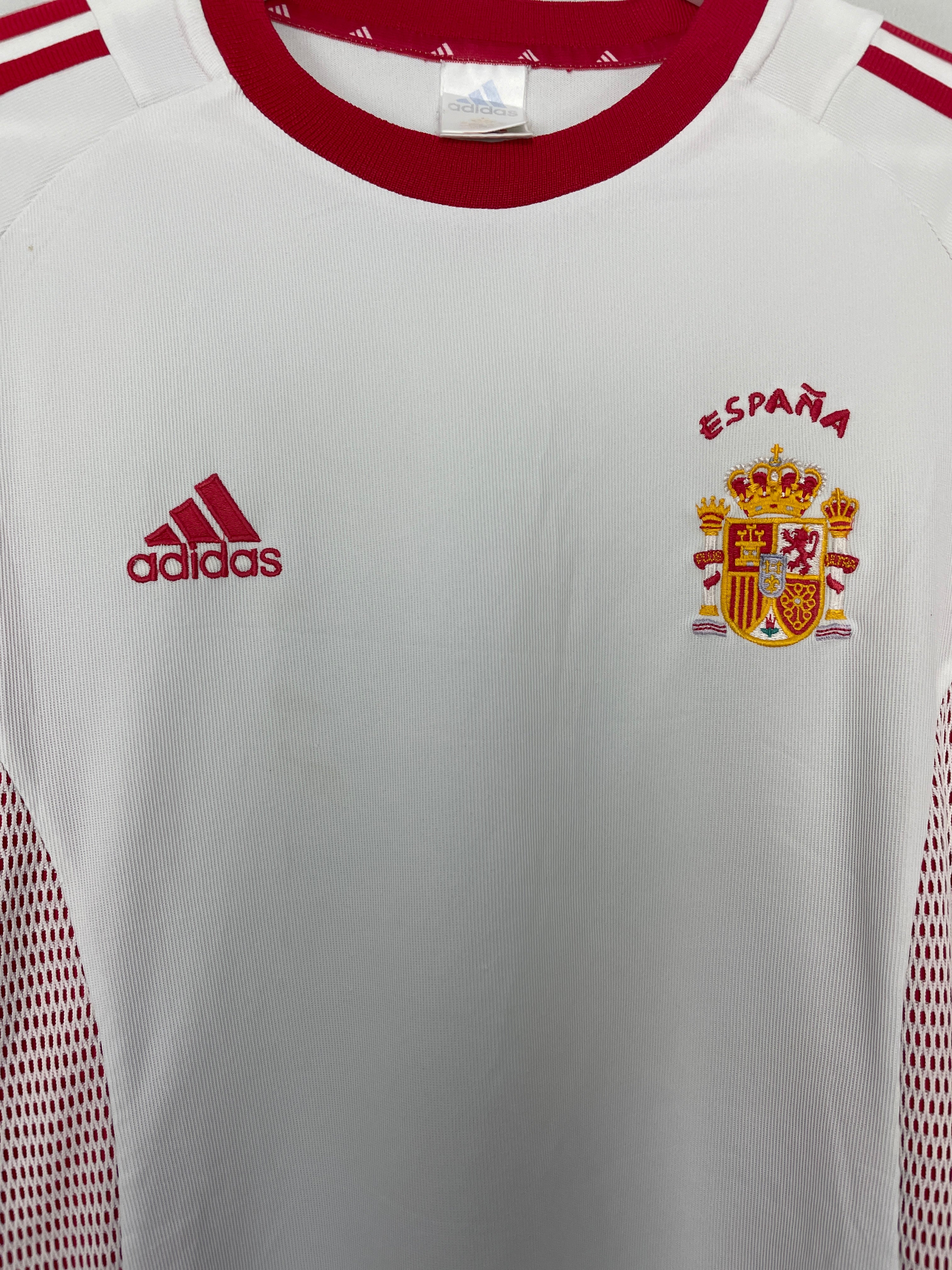 Shop 2002/04 SPAIN AWAY SHIRT (L) ADIDAS, classic football shirts, vintage football shirts & retro soccer jerseys at Cult Kits