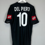 2001/02 JUVENTUS DEL PIERO #10 AWAY SHIRT (XL) LOTTO