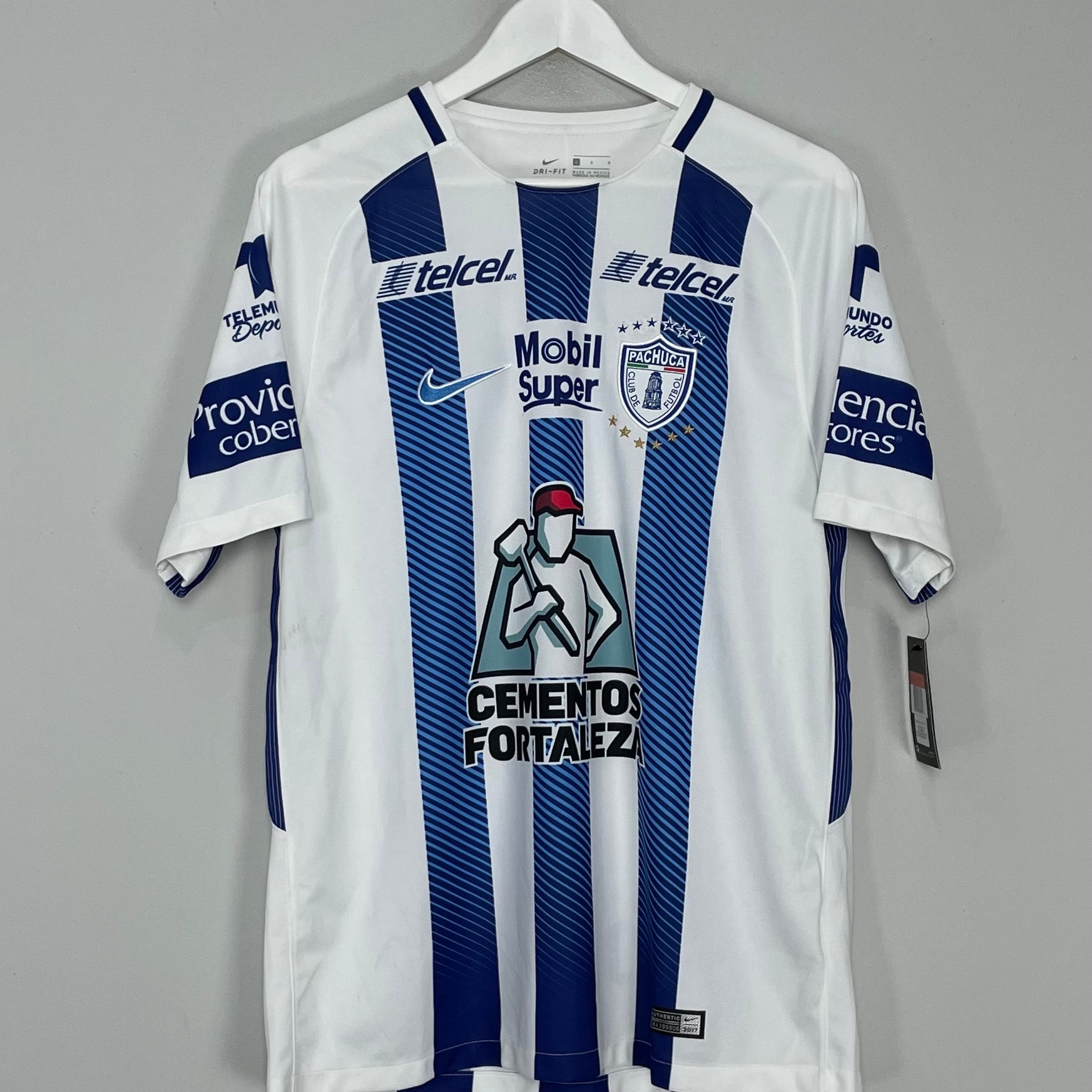 Shop 2017/18 PACHUCA *BNWT* HOME SHIRT (L) NIKE, classic football shirts, vintage football shirts & retro soccer jerseys at Cult Kits
