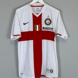 2007/08 INTER MILAN CRUZ #9 *SIGNED* CENTENARY AWAY SHIRT (M) NIKE