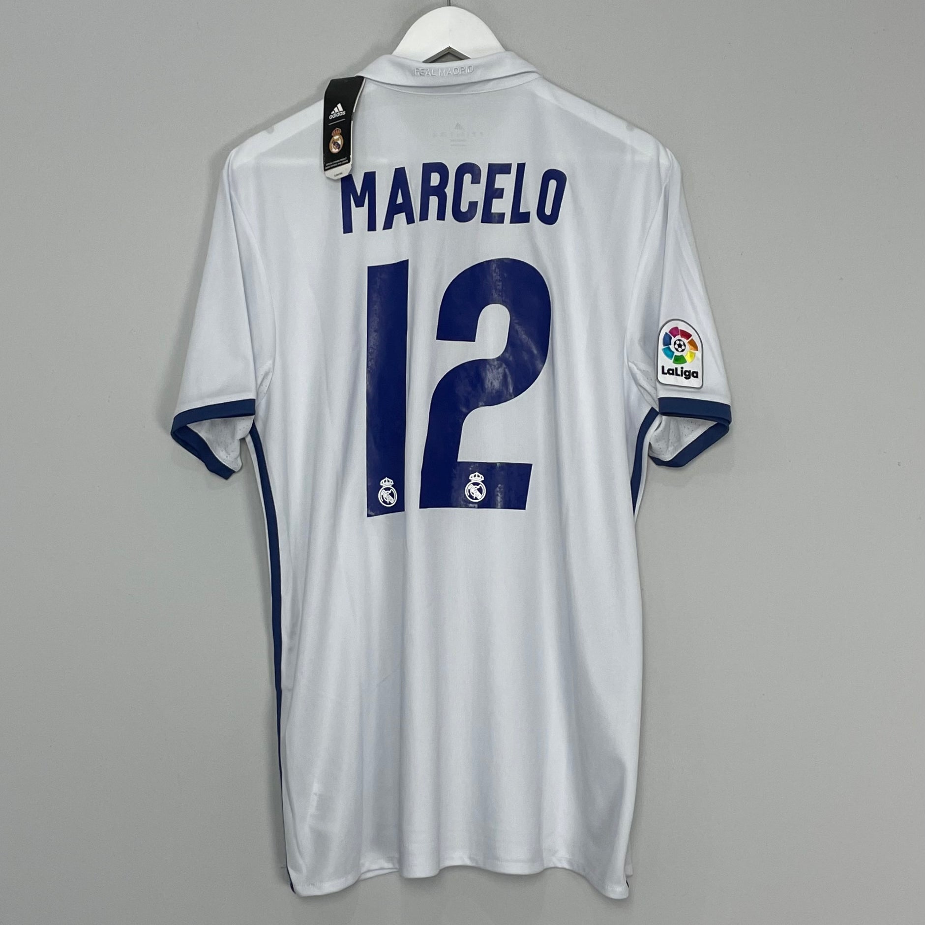Shop 2016/17 REAL MADRID MARCELO #12 HOME SHIRT (XL) ADIDAS, classic football shirts, vintage football shirts & retro soccer jerseys at Cult Kits
