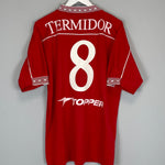 Shop 1999/00 INDEPENDIENTE #8 HOME SHIRT (M) TOPPER, classic football shirts, vintage football shirts & retro soccer jerseys at Cult Kits