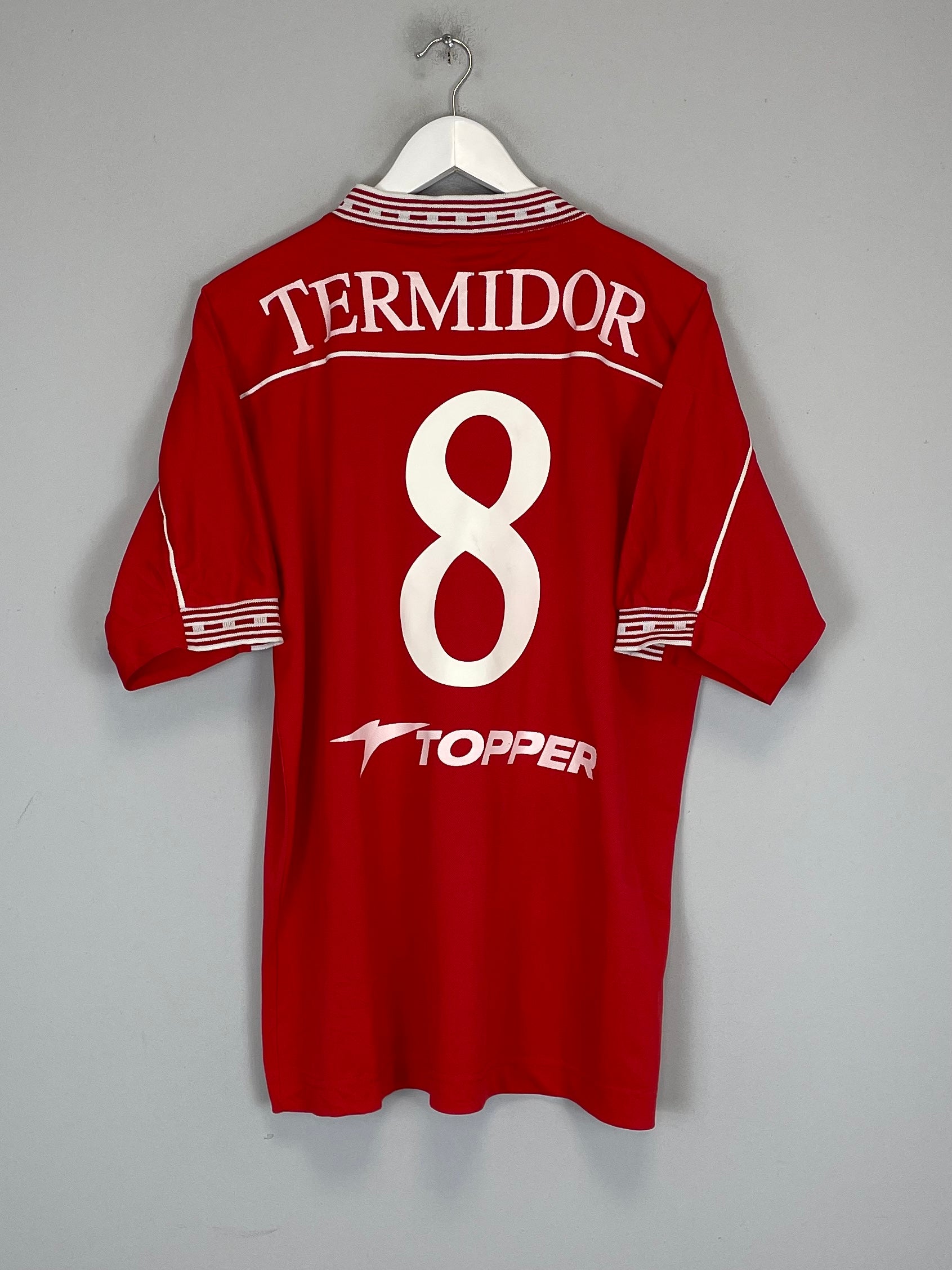 Shop 1999/00 INDEPENDIENTE #8 HOME SHIRT (M) TOPPER, classic football shirts, vintage football shirts & retro soccer jerseys at Cult Kits