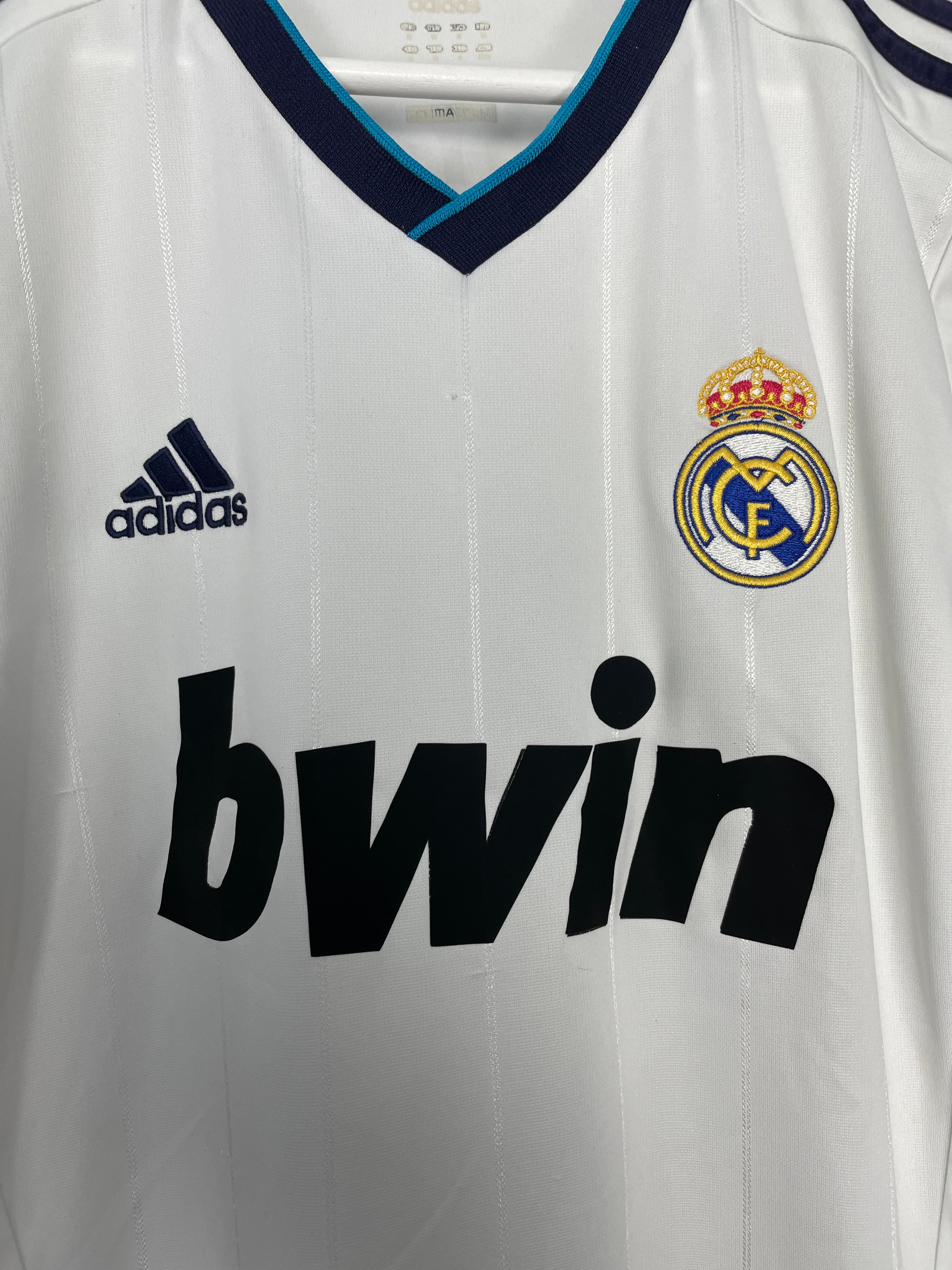 Shop 2012/13 REAL MADRID ALONSO #14 HOME SHIRT (M) ADIDAS, classic football shirts, vintage football shirts & retro soccer jerseys at Cult Kits
