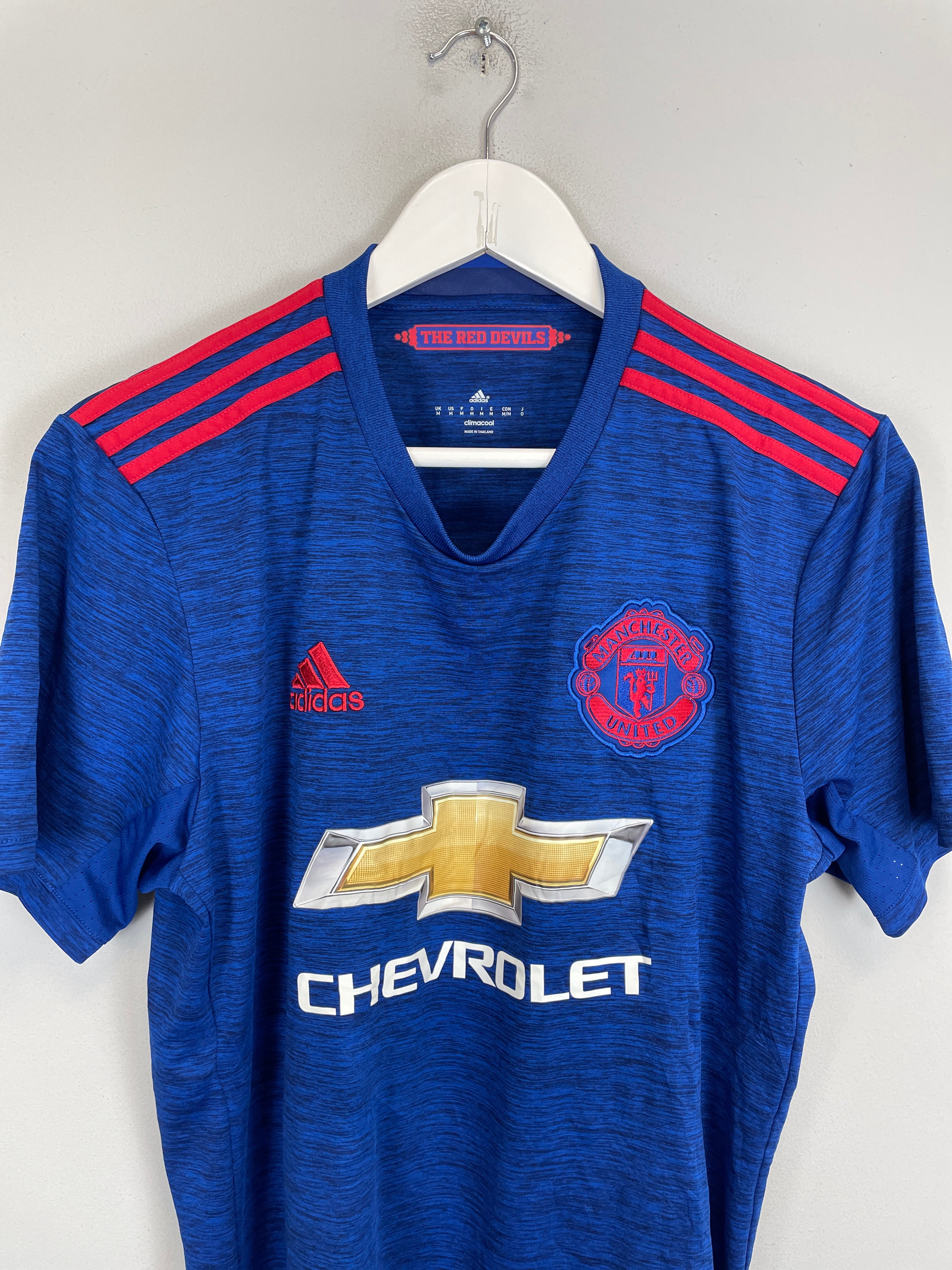 Shop 2016/17 MANCHESTER UNITED IBRAHIMOVIC #9 AWAY SHIRT (M) ADIDAS, classic football shirts, vintage football shirts & retro soccer jerseys at Cult Kits