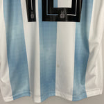 Shop 2018/19 ARGENTINA MESSI #10 HOME SHIRT (M) ADIDAS, classic football shirts, vintage football shirts & retro soccer jerseys at Cult Kits