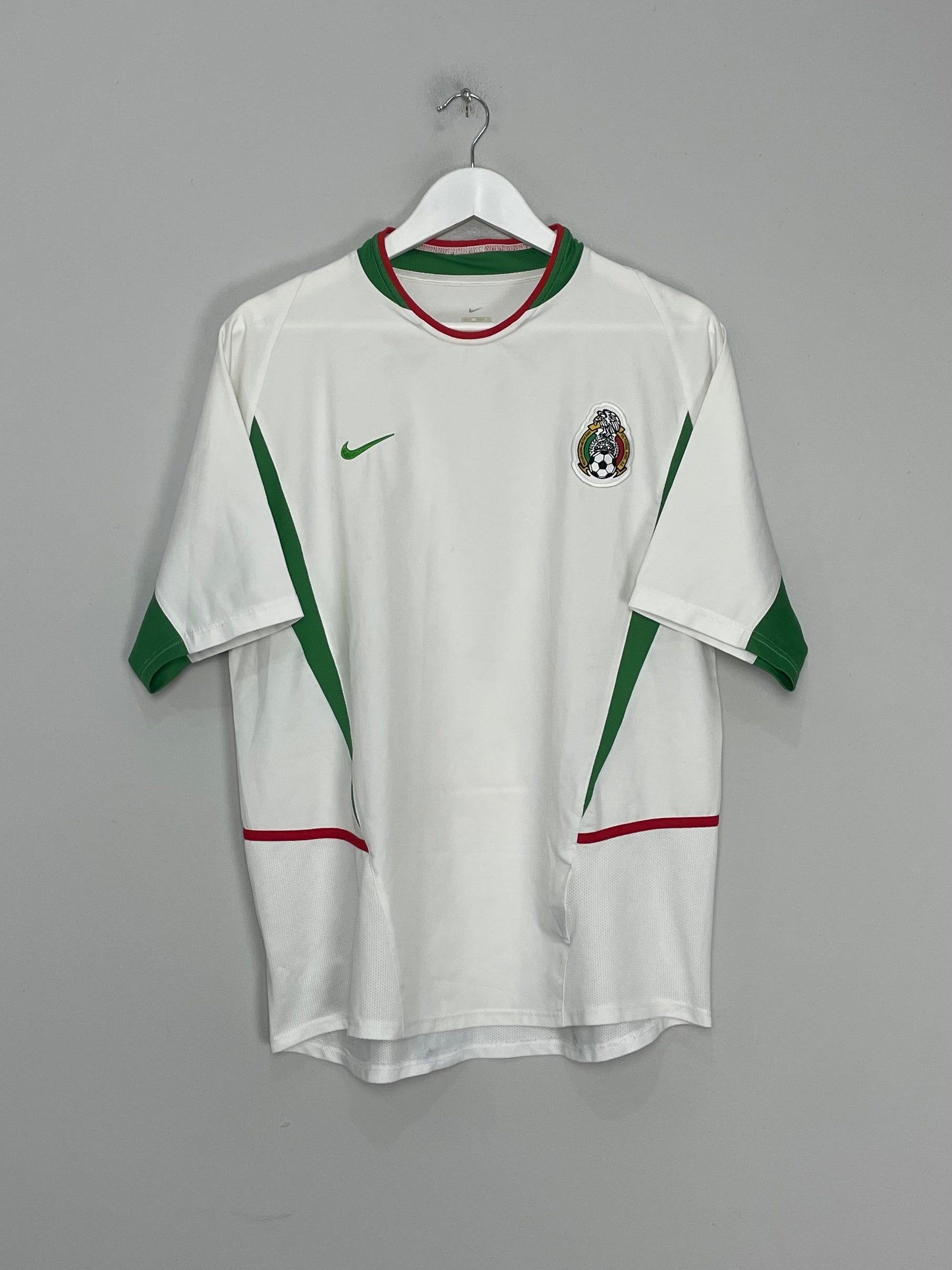Shop 2003/04 MEXICO AWAY SHIRT (M) NIKE, classic football shirts, vintage football shirts & retro soccer jerseys at Cult Kits
