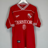 Shop 1999/00 INDEPENDIENTE #8 HOME SHIRT (M) TOPPER, classic football shirts, vintage football shirts & retro soccer jerseys at Cult Kits